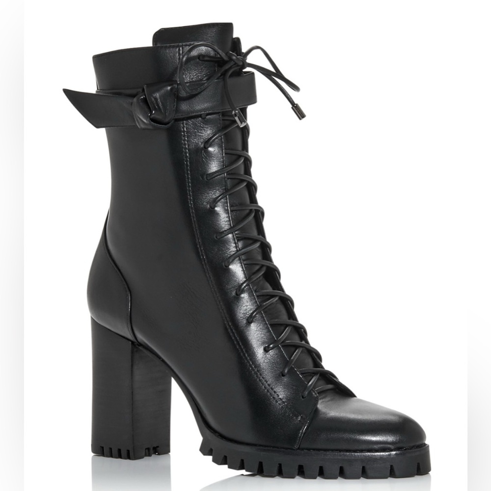 Alexandre Birman Evelyn Block Heel Boot sz 37